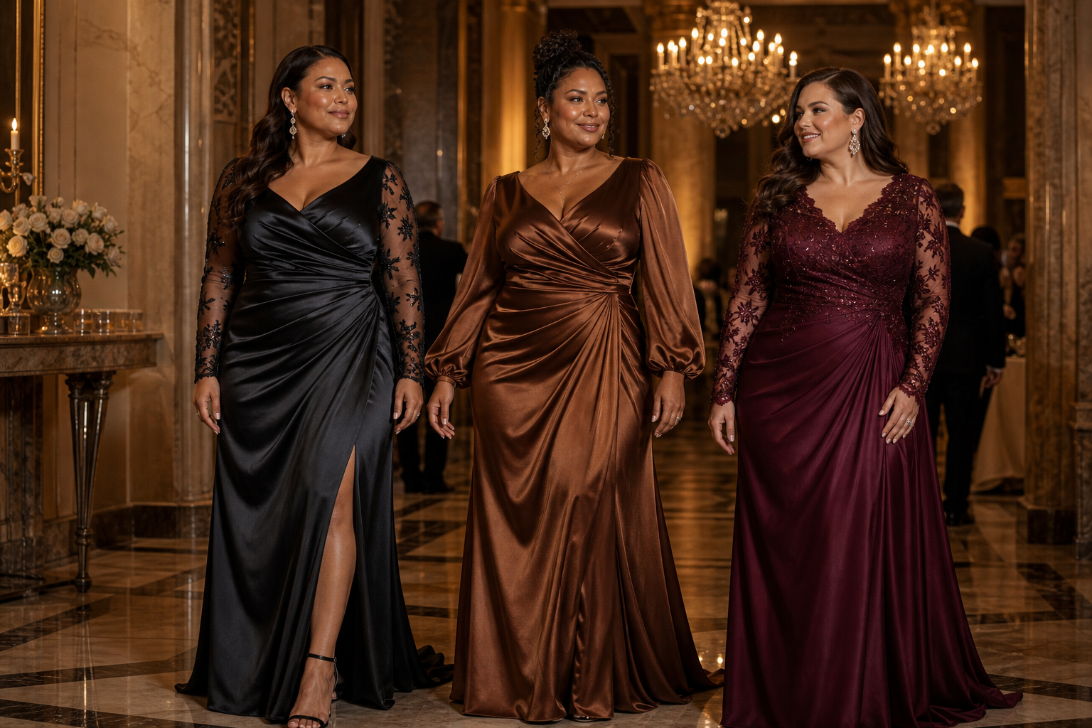 Plus Size Gala Dresses with Sleeves That Wow and Flatter