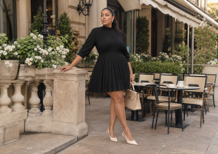 Plus Size Black Mini Dresses: Chic Styles for Curves Plus Size Black Mini Dresses: Chic Styles for Curves