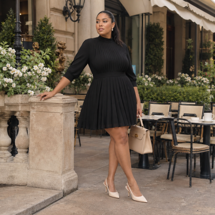 Plus Size Black Mini Dresses: Chic Styles for Curves