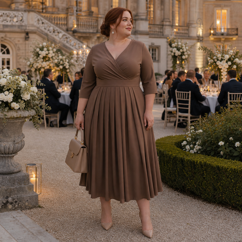 Plus Size Brown Formal Dresses That Flatter Every Curve