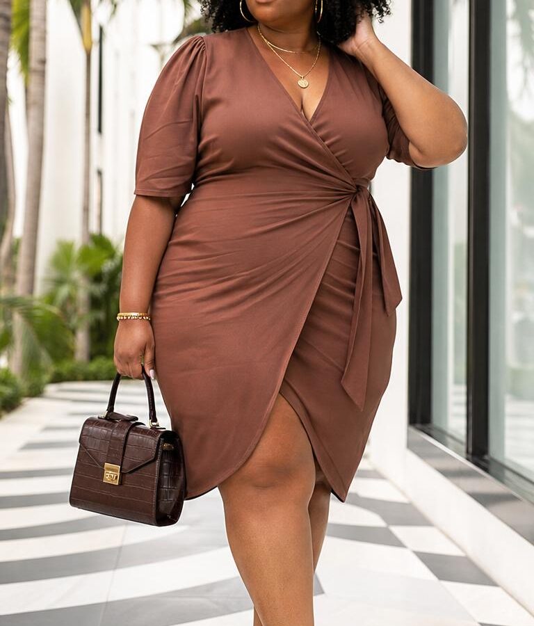 The Best Wrap Dresses for Curvy Figures: Flattering Fits, Supportive Fabrics, and Styling Tips