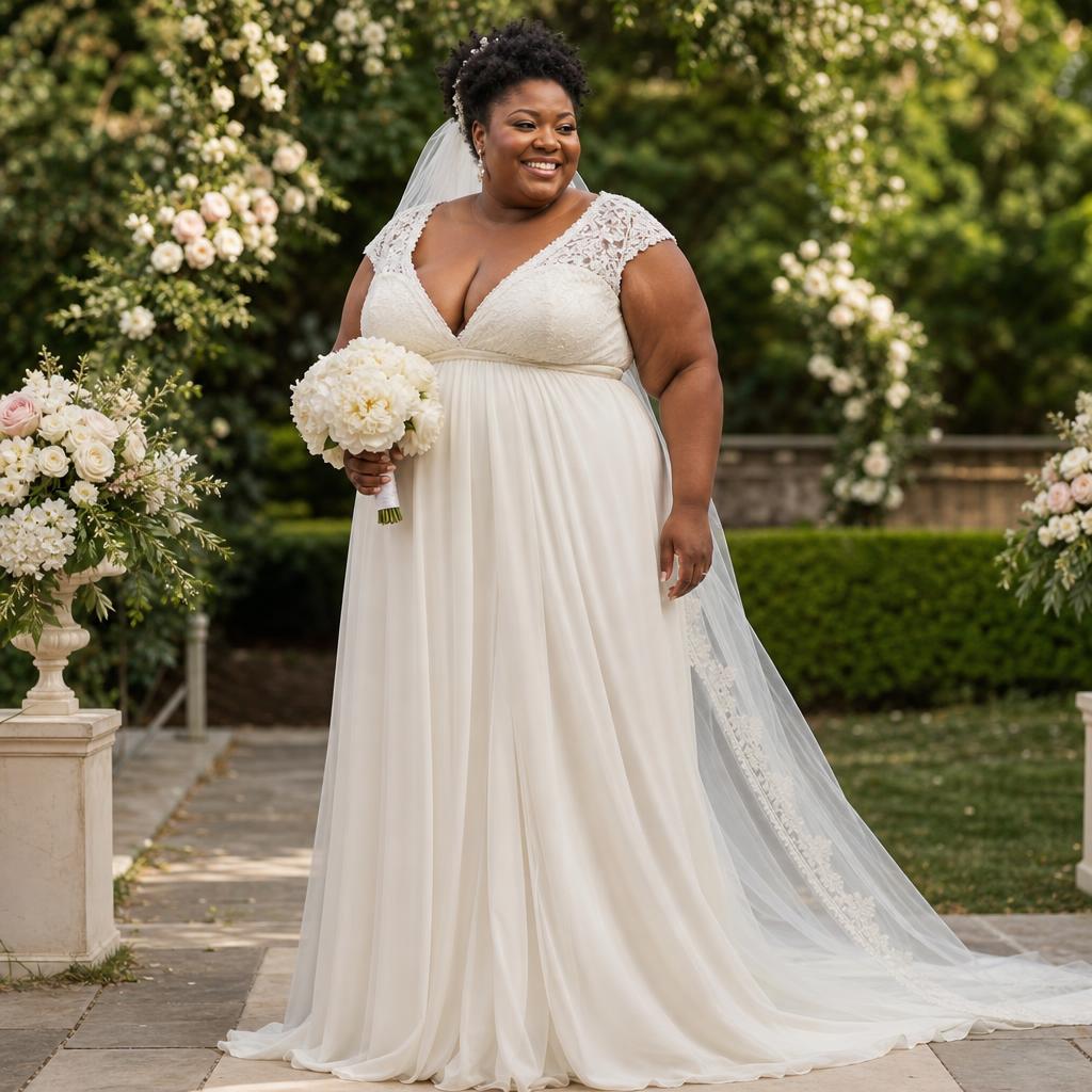 The Best Wedding Dress For Apple Shaped Plus Size Women: Flattering Styles That Define the Waist and Feel Amazing The Best Wedding Dress For Apple Shaped Plus Size Women: Flattering Styles That Define the Waist and Feel Amazing