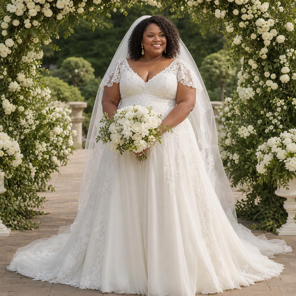 The Best Wedding Dress For Apple Shaped Plus Size Women: Flattering Styles That Define the Waist and Feel Amazing