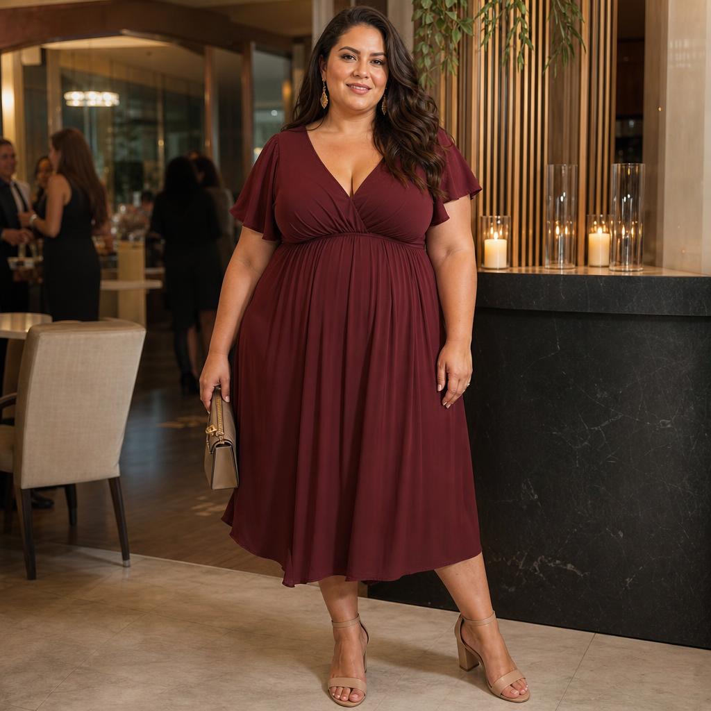 Best Formal Dresses for Apple Shaped Plus Size Women: Flattering Styles for Every Event