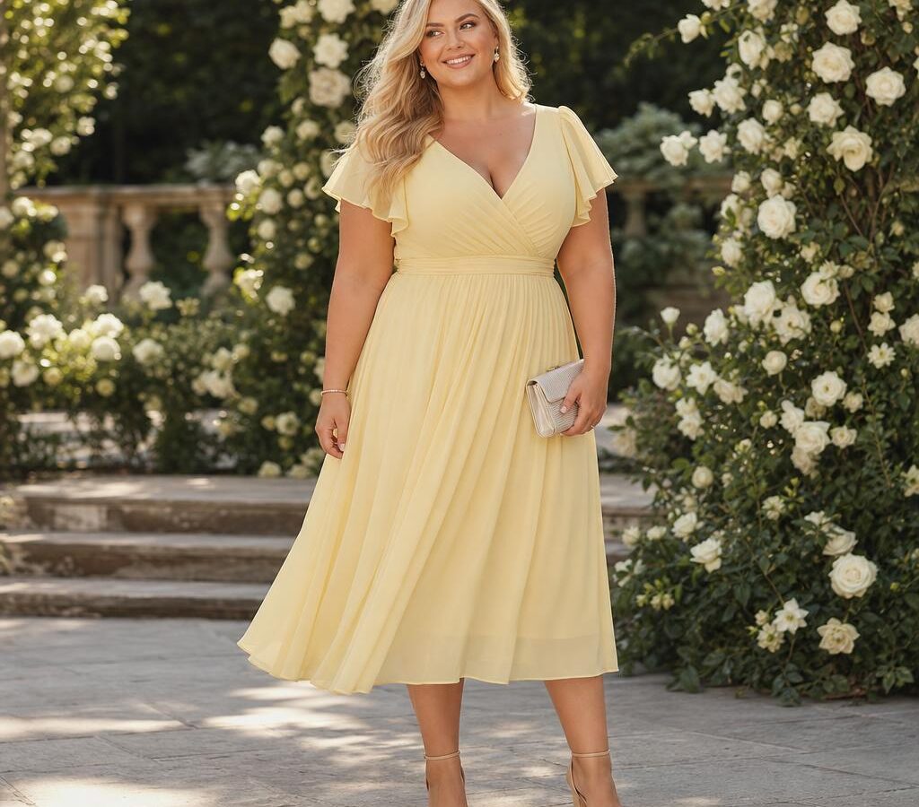 Plus Size Yellow Dresses for Weddings: Flattering Styles and Outfit Ideas for Every Dress Code