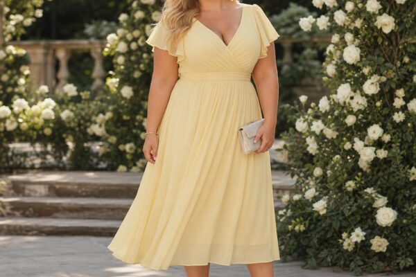 Plus Size Yellow Dresses for Weddings: Flattering Styles and Outfit Ideas for Every Dress Code