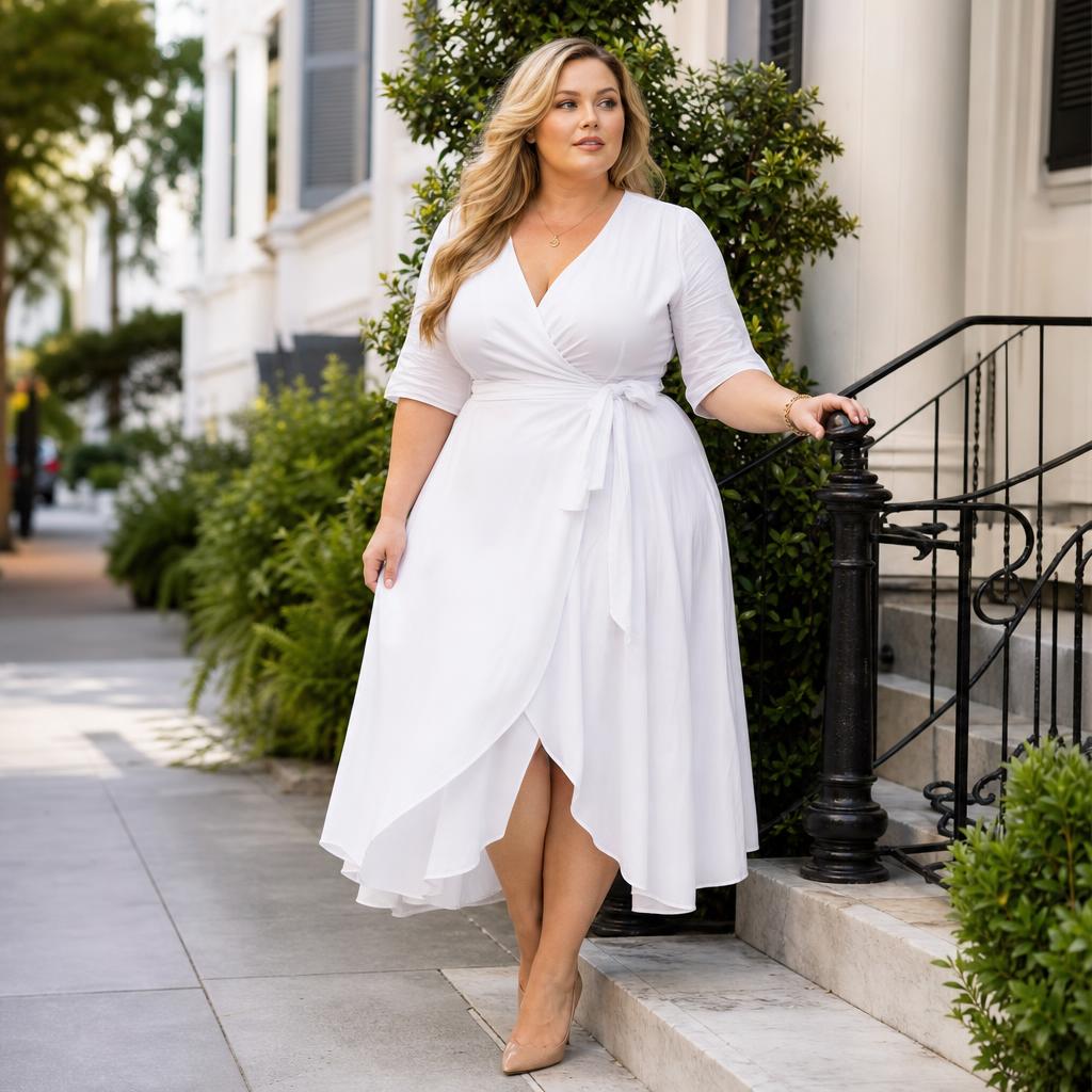 White Plus Size Dresses: Flattering Styles and Fit Tips for Every Occasion White Plus Size Dresses: Flattering Styles and Fit Tips for Every Occasion