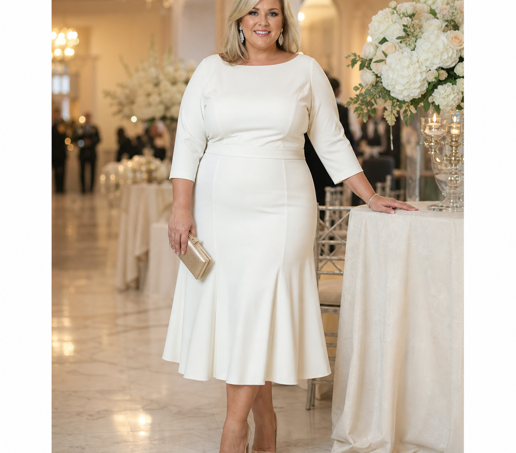 White Plus Size Dresses for Weddings: Chic Bridal and Guest Styles That Fit and Flatter