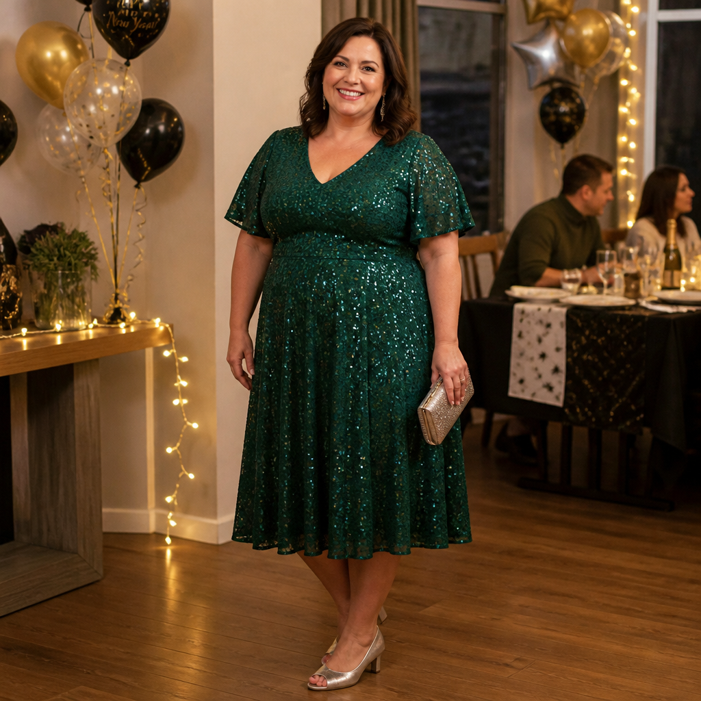 Emerald Green Sequin Dress Plus Size Style Guide for Flattering, Confident Party Looks Emerald Green Sequin Dress Plus Size Style Guide for Flattering, Confident Party Looks
