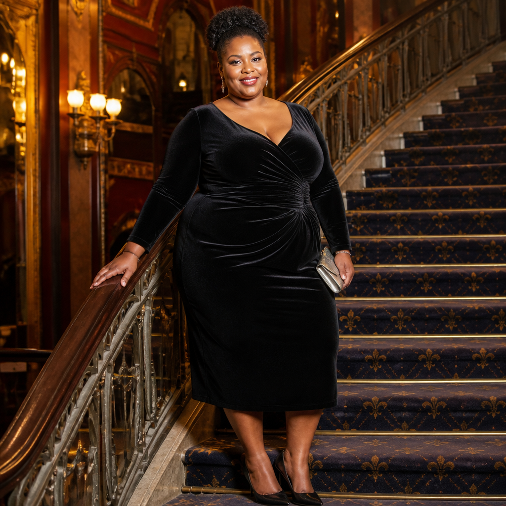 Plus Size Long Sleeve Black Dress Style Guide for Flattering Fits and Easy Outfit Ideas