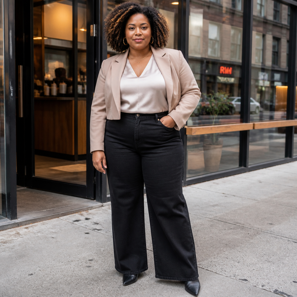 Plus Size Black Jeans for Women: Flattering Fits, Rise Options, and Styling Tips