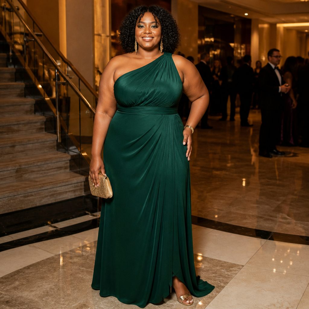 Plus Size One Shoulder Maxi Dress Guide: Flattering Fits, Best Fabrics, and Styling Tips for Every Occasion