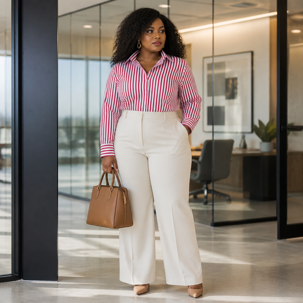 Plus Size Red and White Striped Shirt: Outfit Ideas for Every Season and Occasion