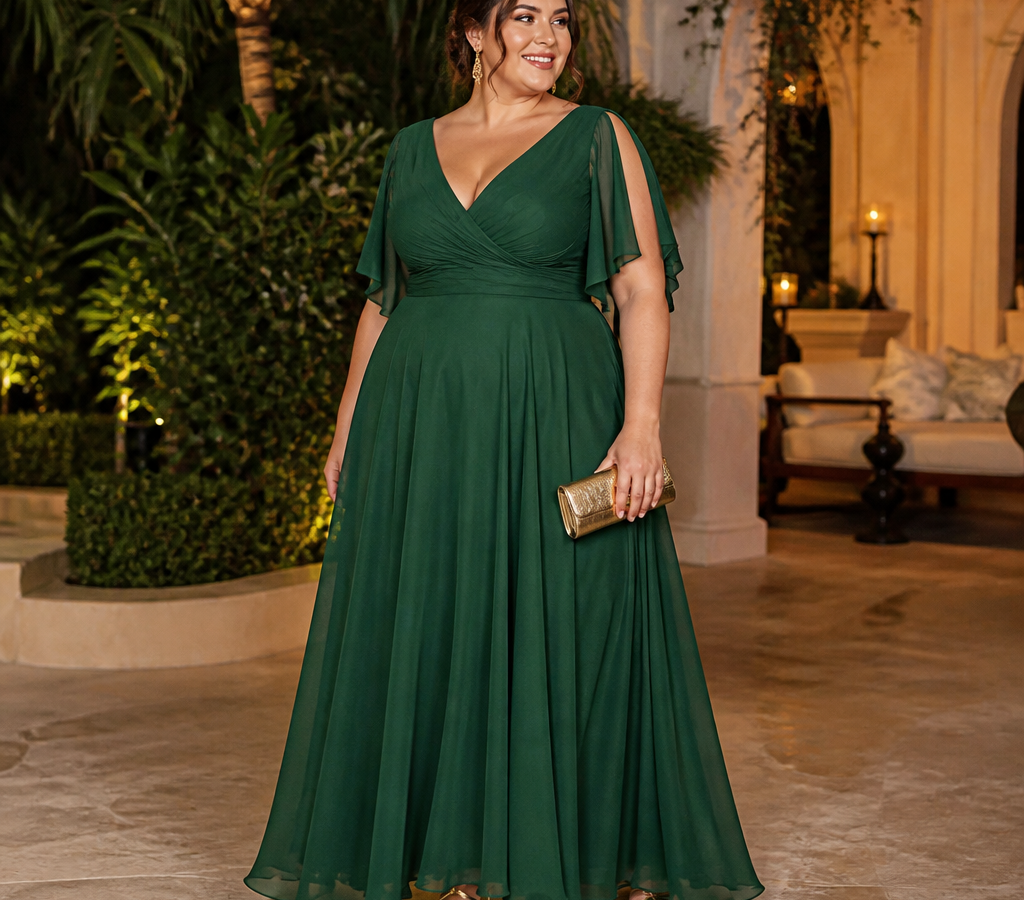 Plus Size Evening Dresses for Apple Shape: Flattering Styles for a Smooth, Balanced Silhouette