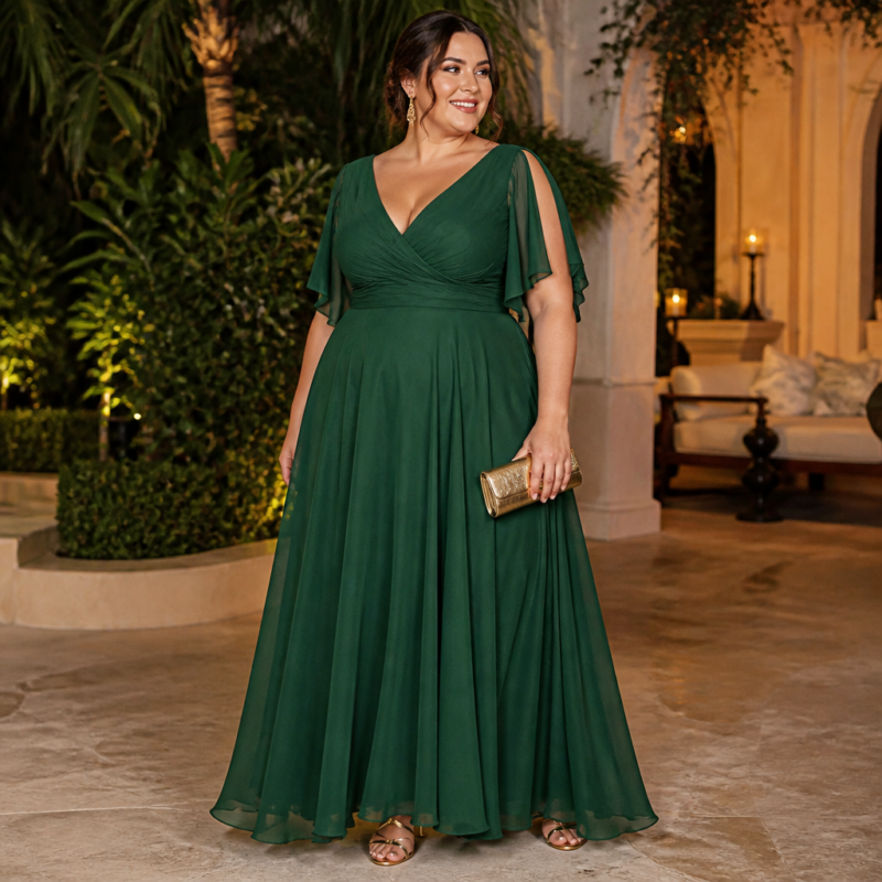 Plus Size Evening Dresses for Apple Shape: Flattering Styles for a Smooth, Balanced Silhouette