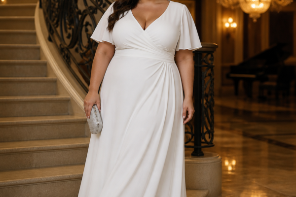 Plus Size White Formal Dress With Sleeves: Elegant Styles for Weddings, Galas, and Evening Events