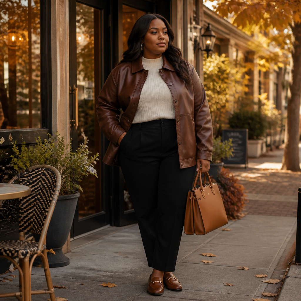 Plus Size Faux Leather Jacket: How to Choose the Best Fit, Style, and Finish
