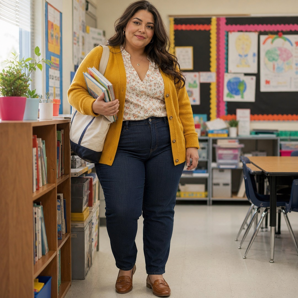Plus Size Teacher Fashion: Comfortable, Polished Outfit Ideas for Every School Day