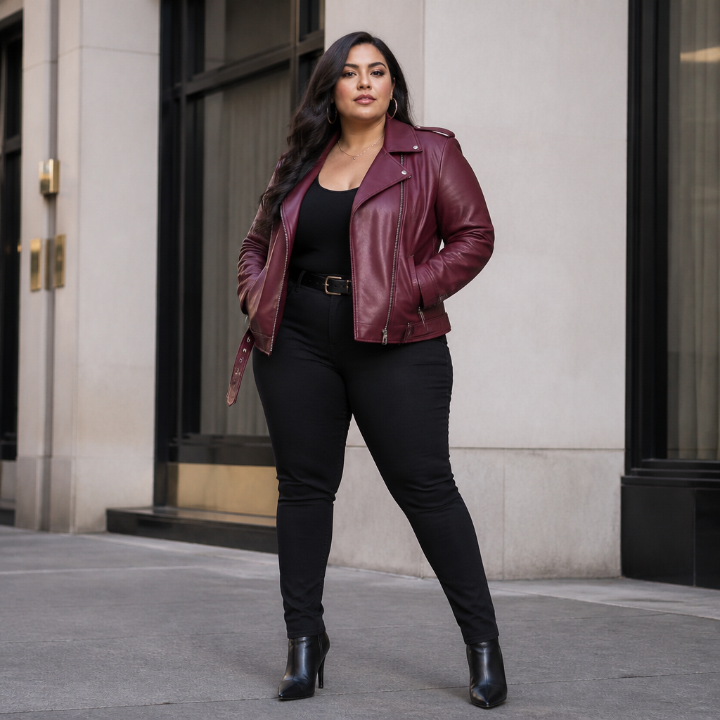 Plus Size Leather Jackets for Curvy Women: How to Find the Perfect Fit and Flattering Style Plus Size Leather Jackets for Curvy Women: How to Find the Perfect Fit and Flattering Style