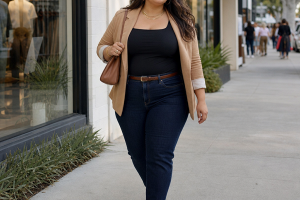Plus Size Rectangle Body Shape Style Guide: Flattering Outfits That Define Your Waist