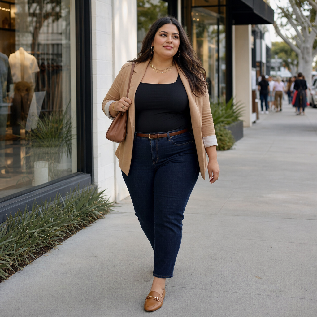 Plus Size Rectangle Body Shape Style Guide: Flattering Outfits That Define Your Waist Plus Size Rectangle Body Shape Style Guide: Flattering Outfits That Define Your Waist
