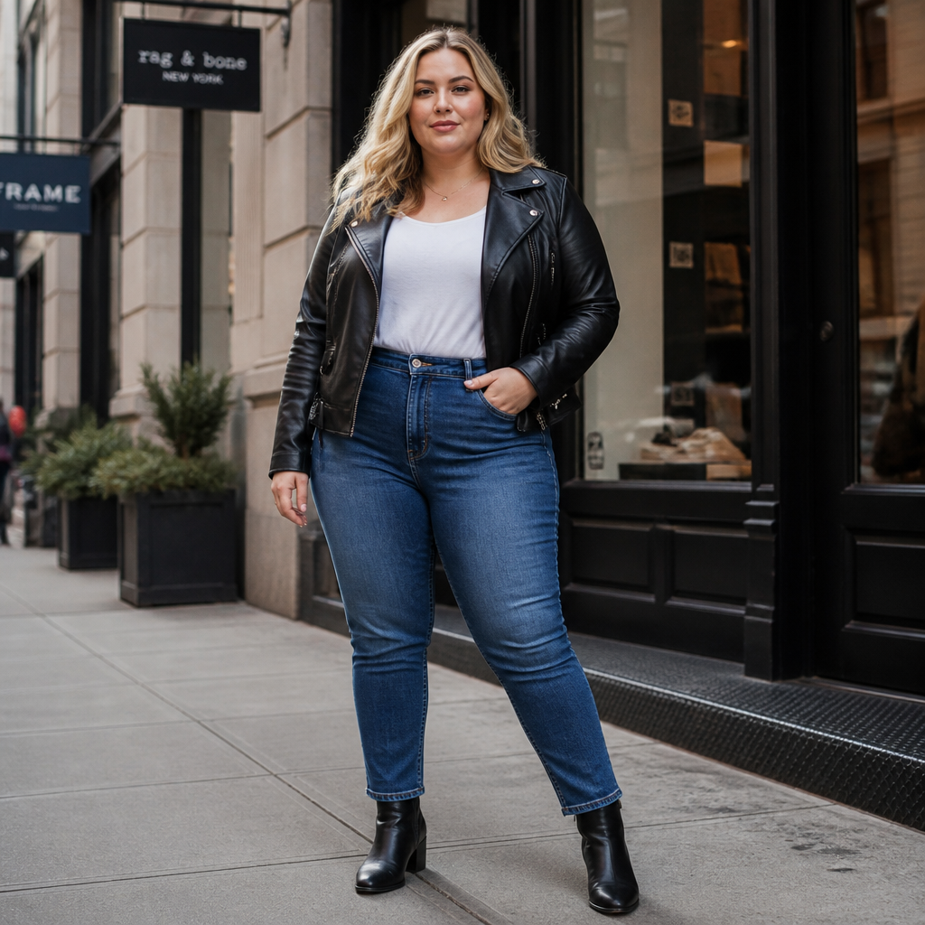 Plus Size Leather Biker Jackets: How to Choose the Most Flattering Fit and Style Plus Size Leather Biker Jackets: How to Choose the Most Flattering Fit and Style