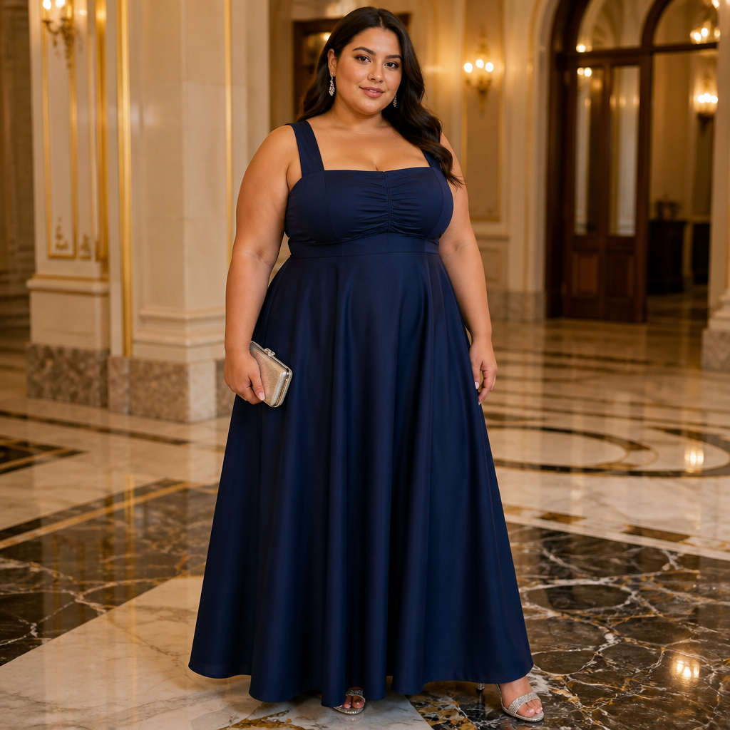 Plus Size Evening Dresses for Apple Shape: Flattering Styles for a Smooth, Balanced Silhouette