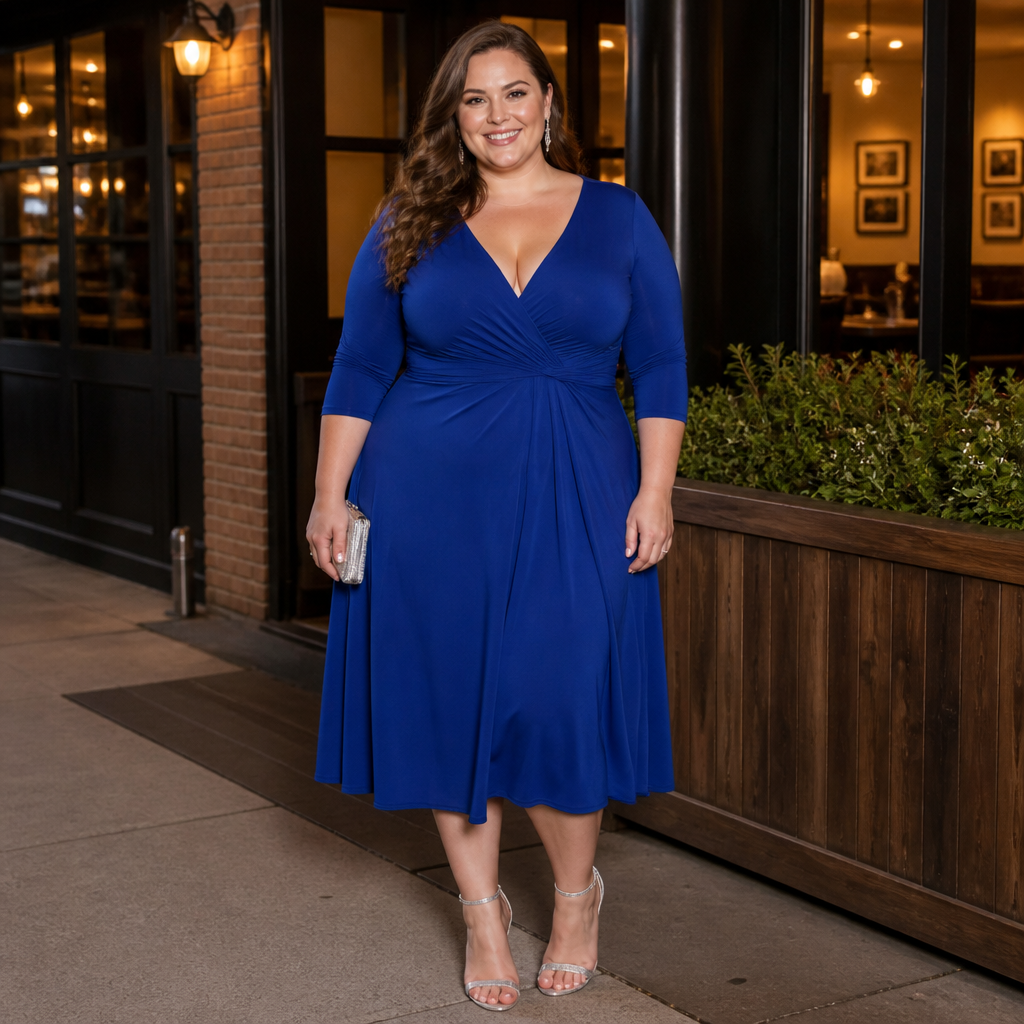 Royal Blue Plus Size Dress: Flattering Fits and Styling Ideas for Every Occasion