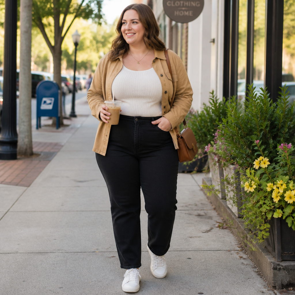 Plus Size Black Jeans for Women: Flattering Fits, Rise Options, and Styling Tips