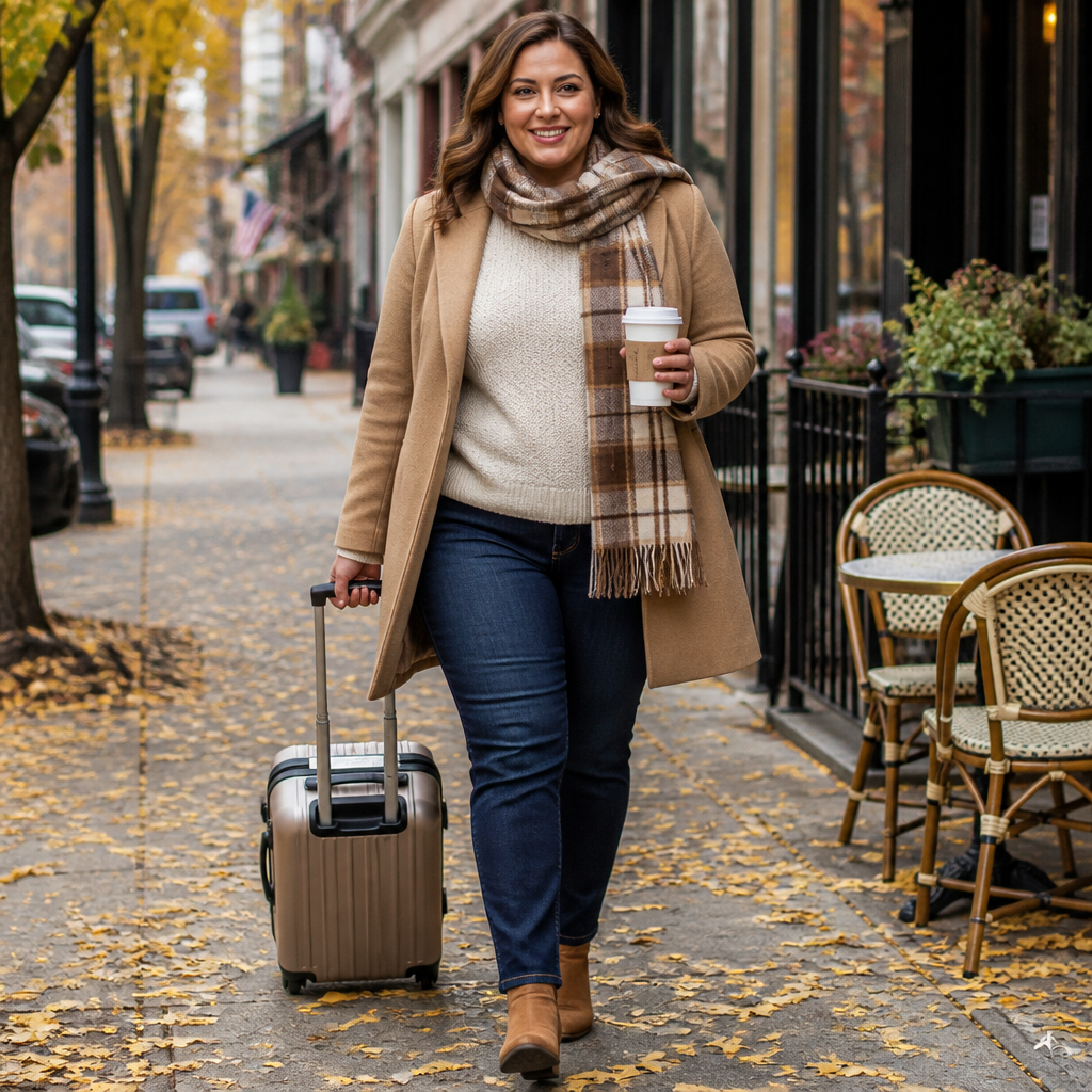 Plus Size Fall Travel Clothes: Comfortable, Stylish Outfit Ideas for Planes, Road Trips, and Weekend Getaways