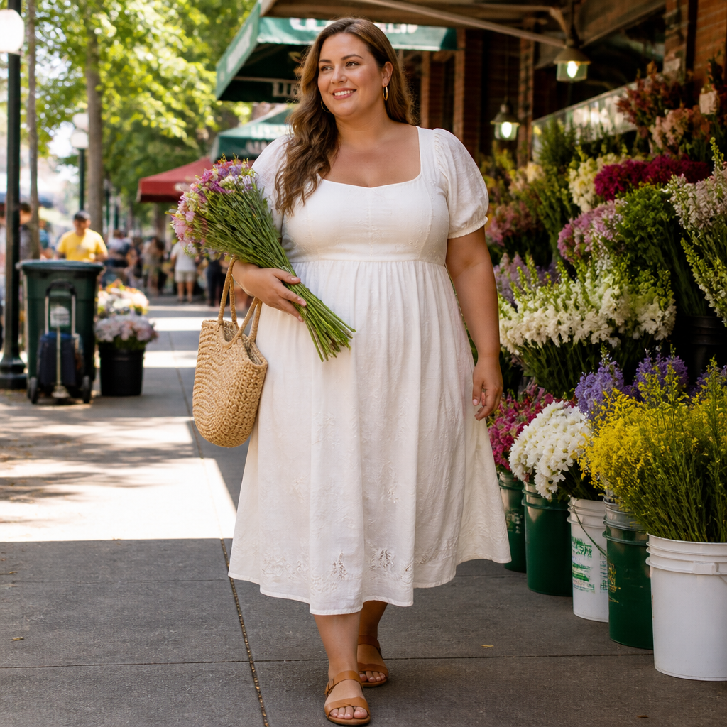 Plus Size White Dresses for Women: Flattering Styles for Every Summer Occasion