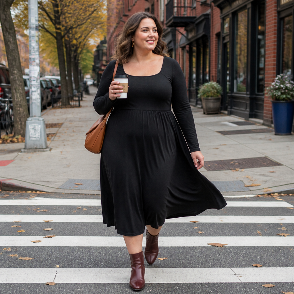 Long Black Sequin Dress Plus Size
