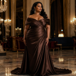 Plus Size Brown Formal Dresses That Flatter Every Curve