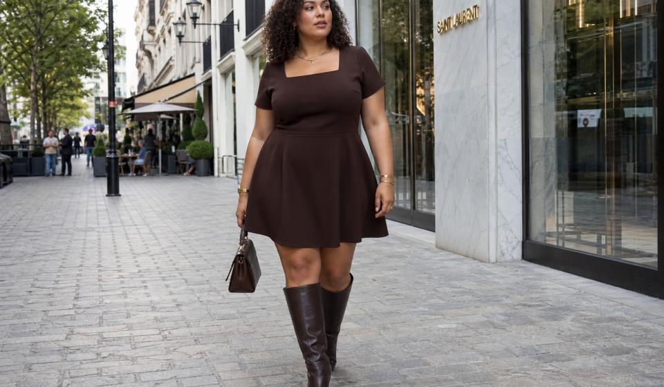 Plus Size Brown Dresses: Chic Outfit Ideas for Curves