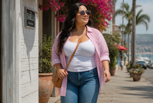 Plus Size Red and White Striped Shirt: Outfit Ideas for Every Season and Occasion Plus Size Red and White Striped Shirt: Outfit Ideas for Every Season and Occasion