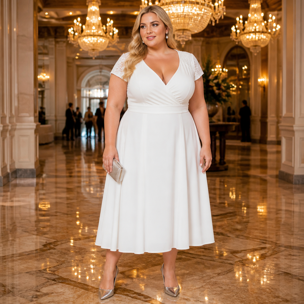 White Plus Size Formal Dresses: Flattering Styles and Fit Tips for Weddings, Galas, and Special Events